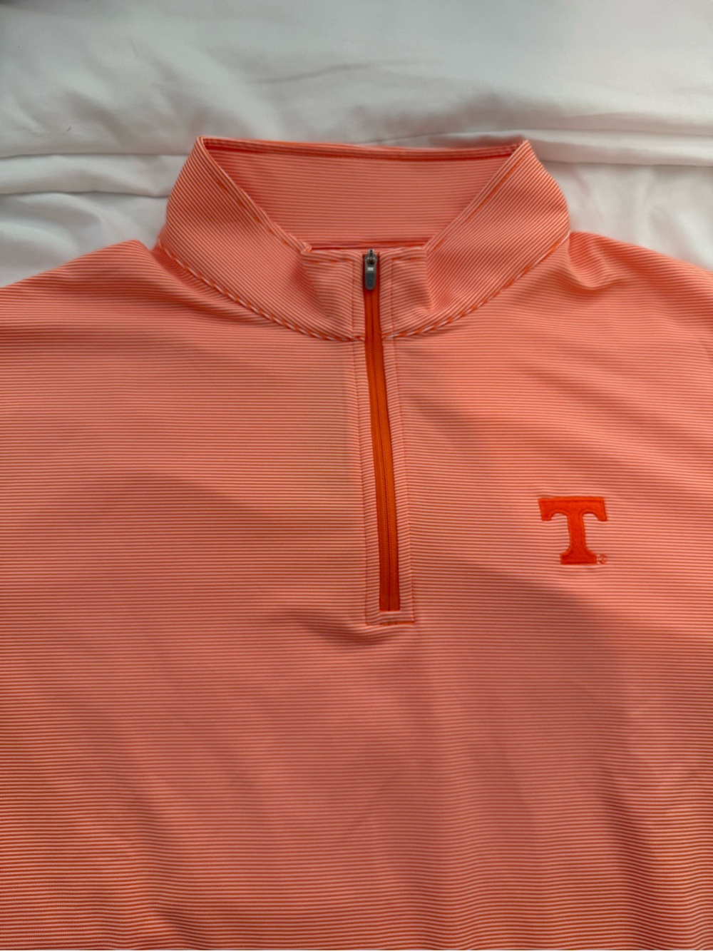 (New) University of Tennessee Peter Millar Quarter-Zip Pullover - Picture 2 of 6